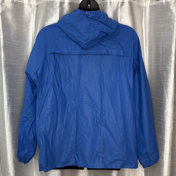 Ozark Trail Hooded Rain Suit 2pc Jacket & Pants Women’s Large Blue 100% PVC - Picture 2 of 10